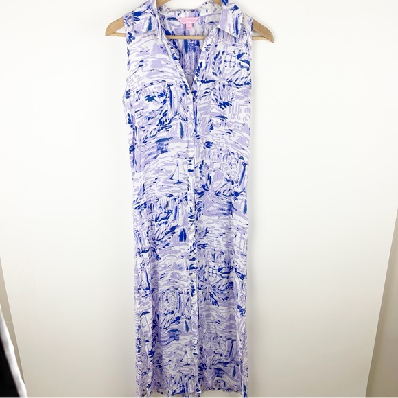 leith floral maxi dress Tropical Floral Maxi Dress Small